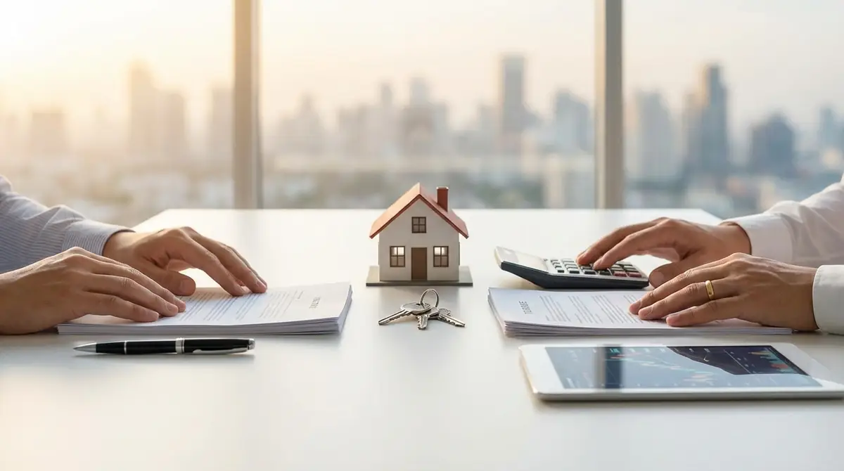 離婚時の財産分与|住宅ローンがある場合の計算方法3ステップ