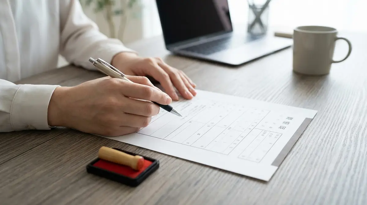 【届出時】離婚届の書き方と提出方法