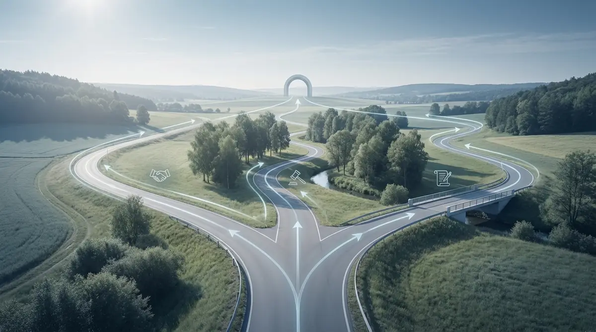 離婚手続きの全体フロー【図解でわかる3つのルート】