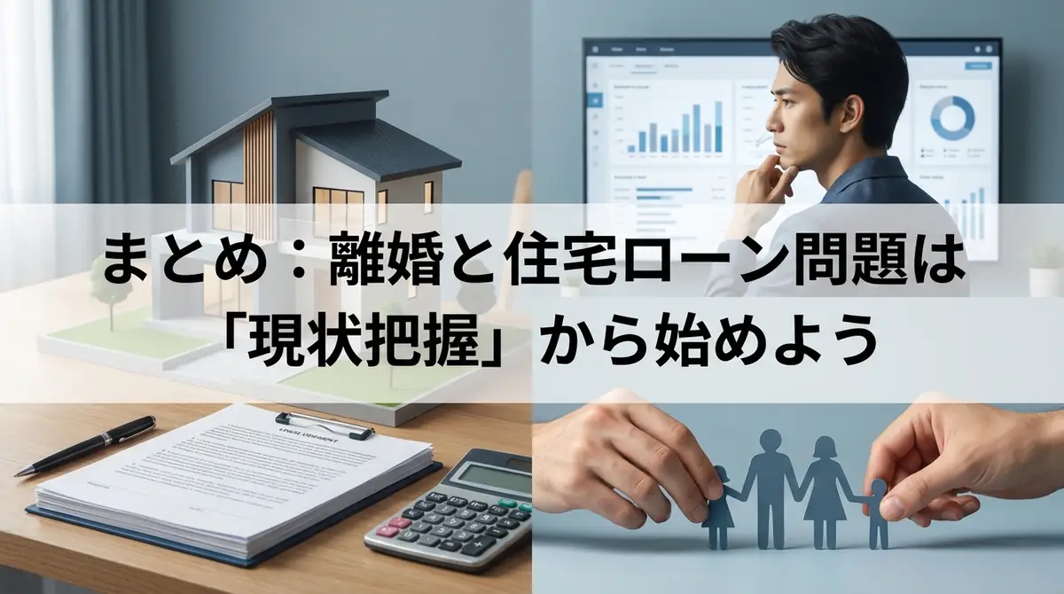 まとめ:離婚と住宅ローン問題は「現状把握」から始めよう