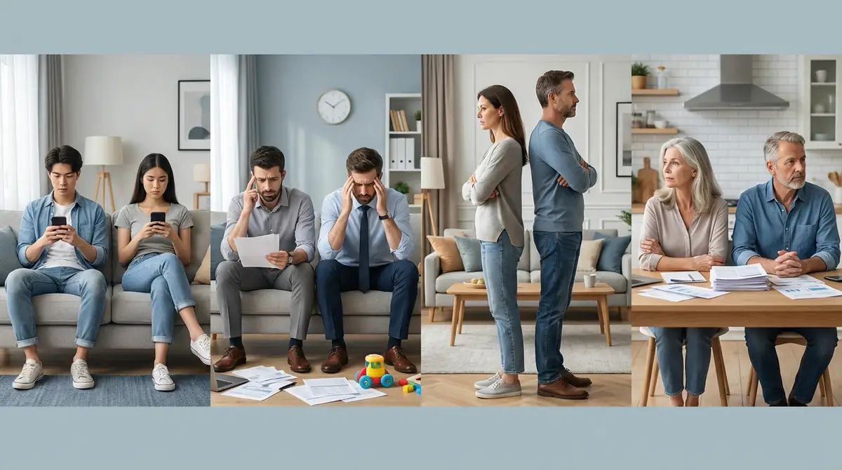 年代別に見る離婚原因の傾向｜20代〜50代の違い