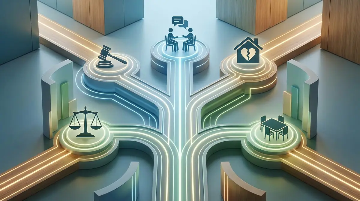 【状況別】あなたに合った離婚相談先がわかるフローチャート