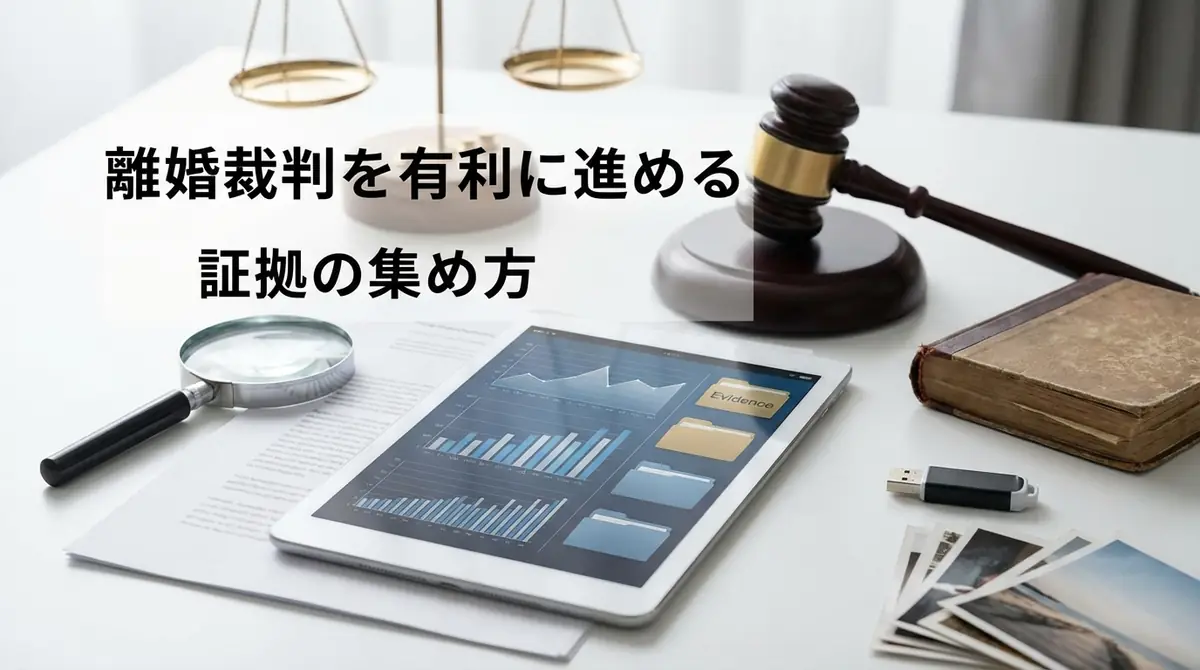 離婚裁判を有利に進める証拠の集め方