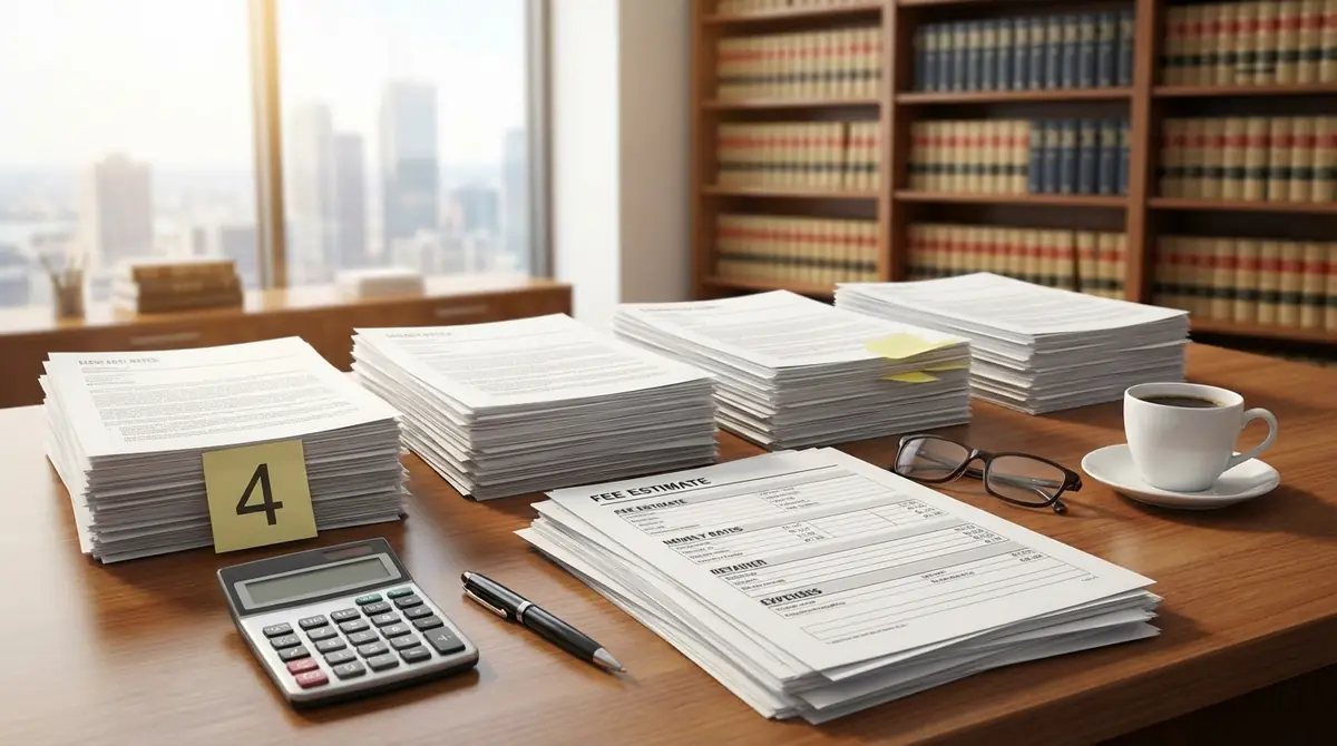弁護士費用の見積もりで確認すべき4つのポイント